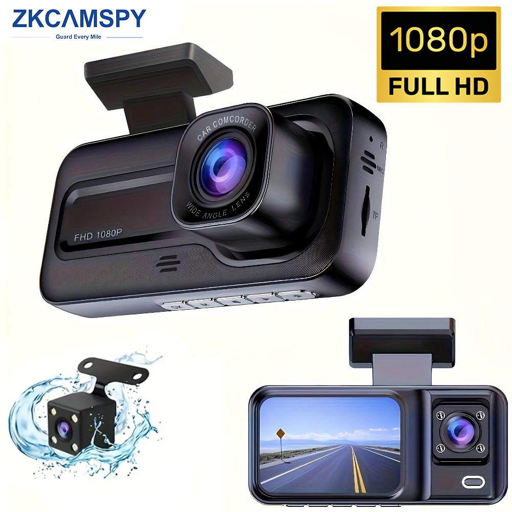 Dual Lens Dash Cam HD 1080P Car Video Recorder DVR