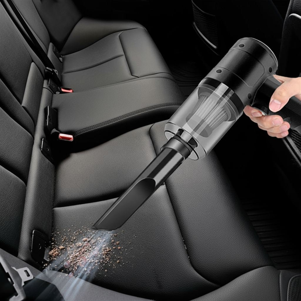 Portable 5-in-1 Cordless Handheld Vacuum Cleaner for Cars and Homes with Blowing Option