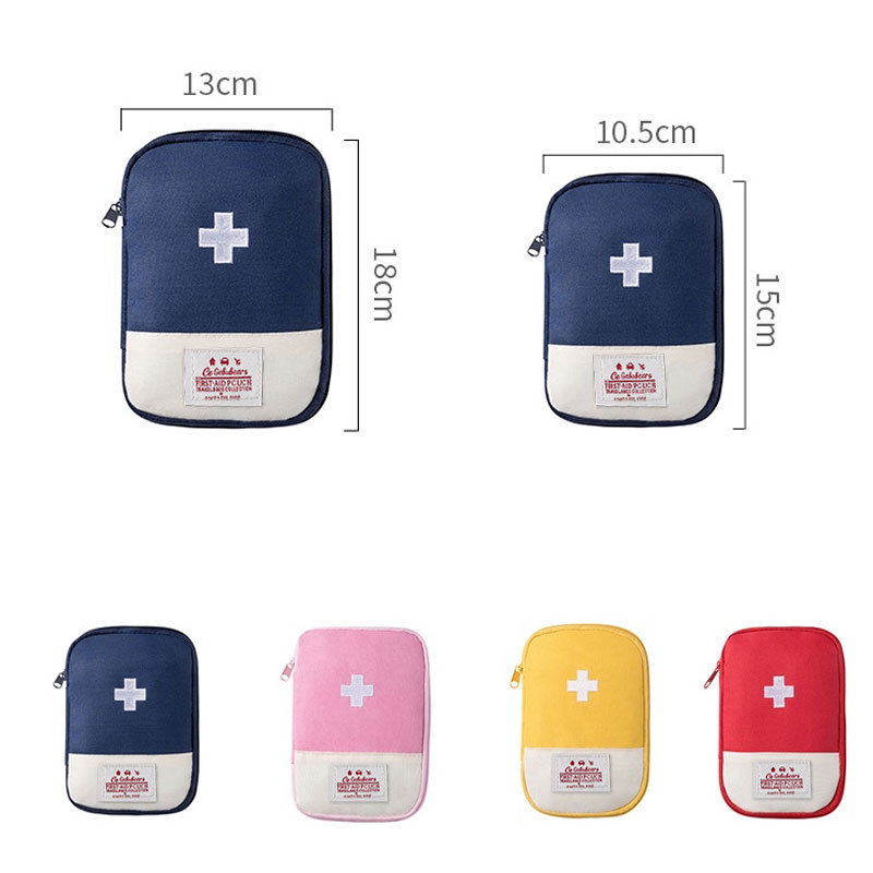 Premium Japanese First Aid Kit - Compact Medical Organizer for Travel & Emergencies