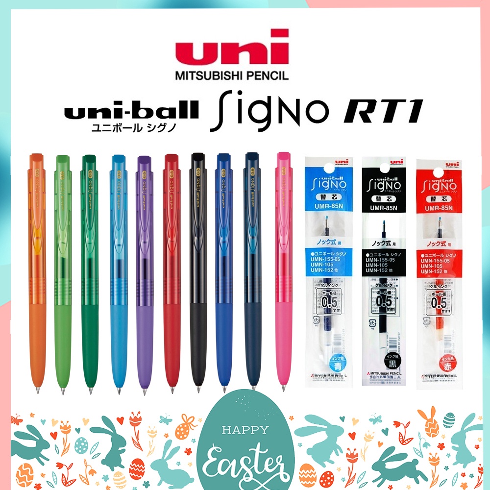 UNI Ball SIGNO RT1 Gel Pen Model UMN155N And Nib Size 0.38 And 0.5 MM