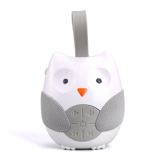 Portable Owl White Noise Machine Baby Soother With 10 Light Music Songs