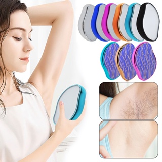 New Physical Hair Removal Reusable Crystal Hair Eraser Physical Bleame Hair Remover Tool Painless Safe Epilator Body Hair Remover Depilation Glass Shaver