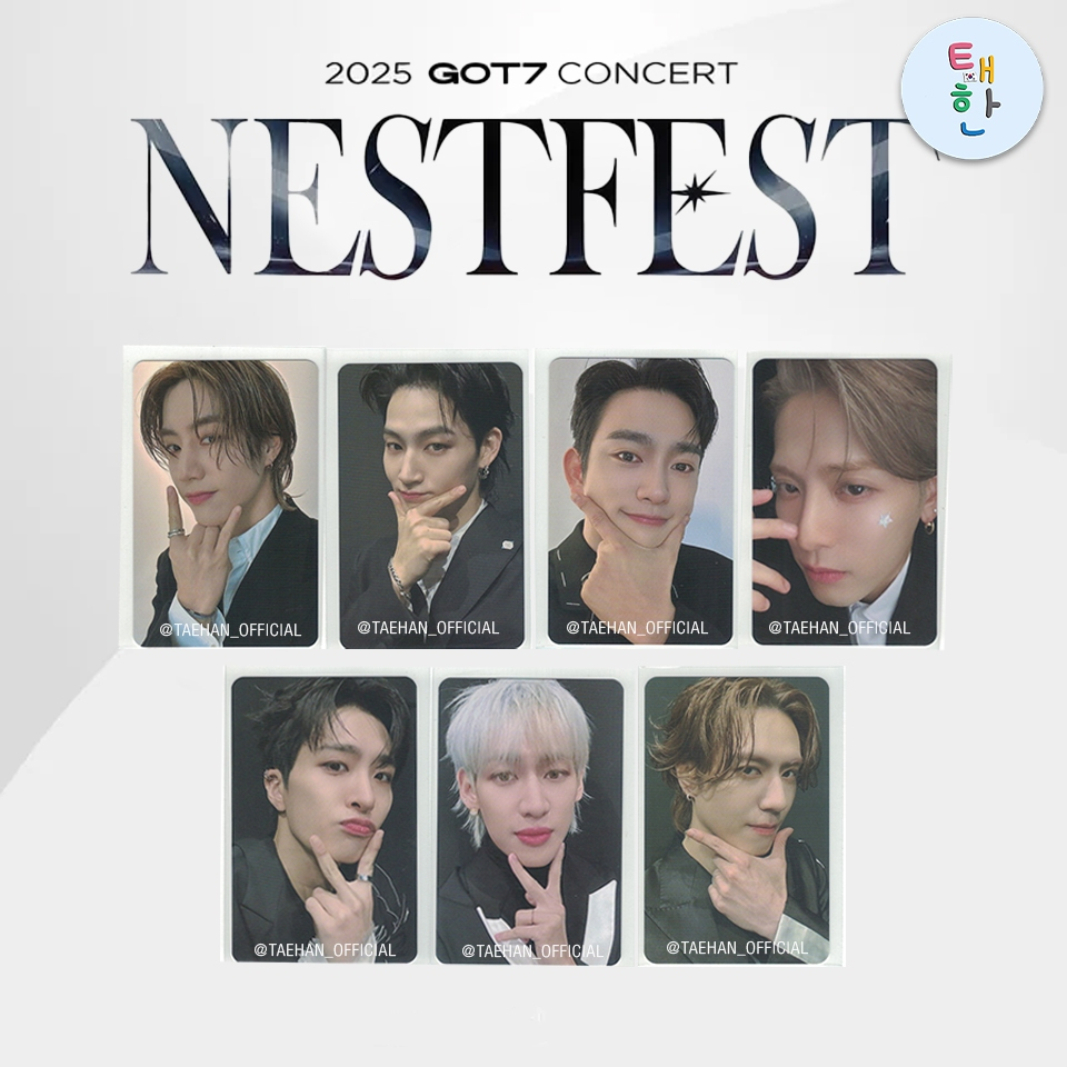 GOT7 NESTFEST バンコク MD Tシャツ ブラック (フリーサイズ) GOT7 NESTFEST Bangkok Concert Jersey T-shirt on Bunjang