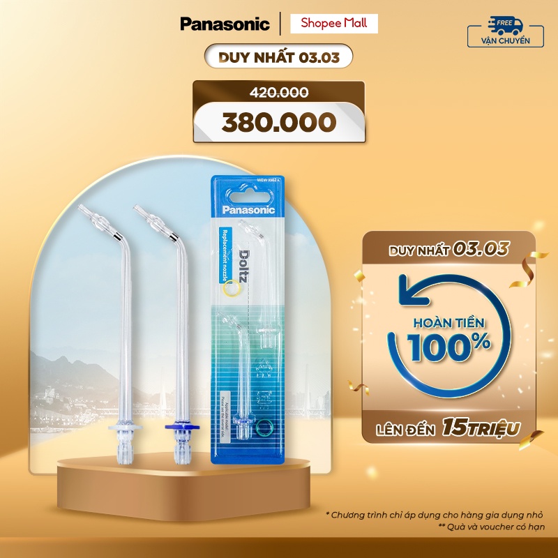 Đầu Tăm nước Thay Thế Panasonic WEW0982X401 – Phụ kiện cho máy tăm nước EW1611