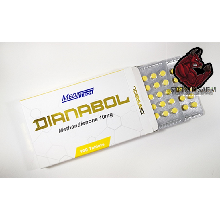 Db0l (Diiannab0l) Muscle Gain - Genuine Meditek Box Of 100 Tablets