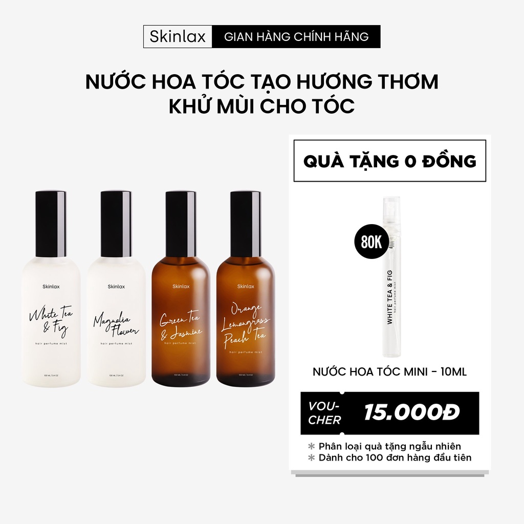 Nước hoa tóc hương hoa SKINLAX (100ml) Tặng quà sinh nhật cho bạn gái