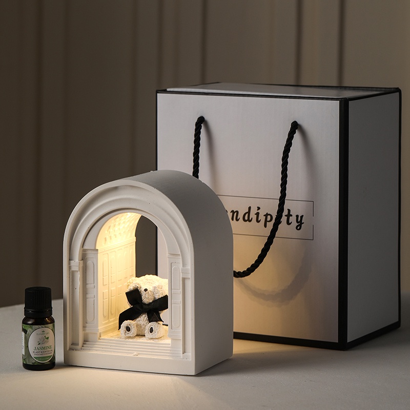 Cung Điện Đá Khuếch Tán Tinh Dầu MESMERIC Bản Mở Rộng 16 Mùi Hương Quà Tặng Decor Cao Cấp