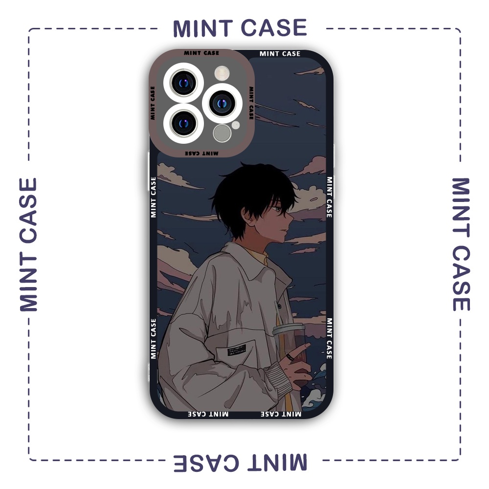 Ốp lưng iphone cạnh vuông Mint Case hyouka oreki anime 6/6s/7/7plus/8/8plus/x/xr/xs/11/12/13/pro/plu
