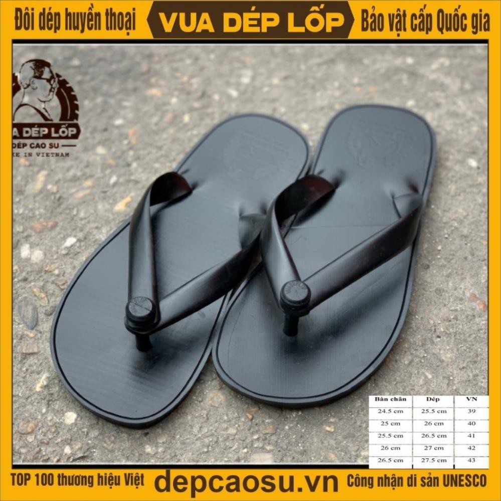 Tông núm Vua Dép Lốp, được làm thủ công của Vua dép lốp Phạm Quang Xuân, ảnh thật, bảo hàng và sẵn