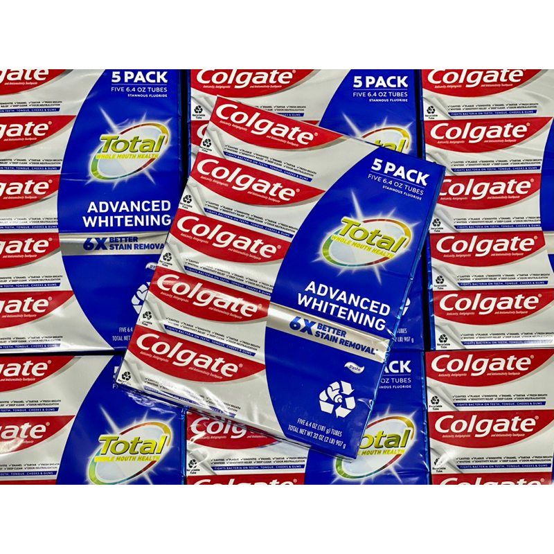 [Genuine] Colgate Total Advanced Whitening Toothpaste Of America - 1 tube x  181g