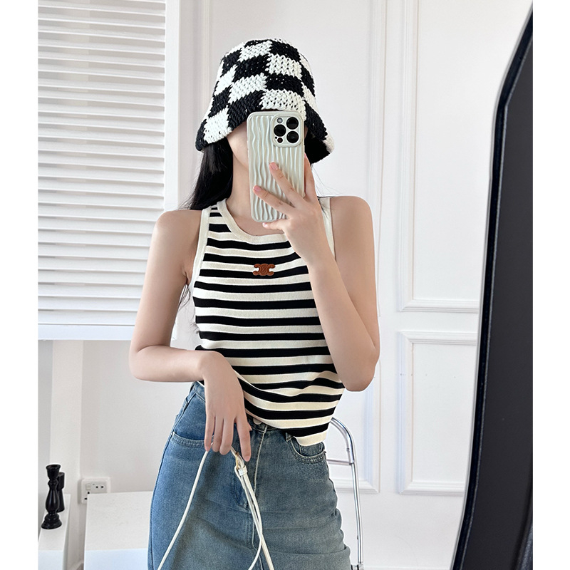 Áo Thun Nữ 3 Lỗ Kẻ - Hàng Quảng Châu Celixx - Loại Hàng Đẹp