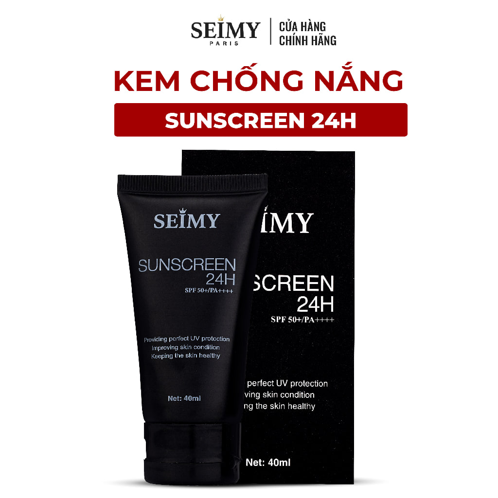 Kem chống nắng dưỡng da dưỡng trắng Seimy - Sunscreen 24h da mặt 4.9 13,9k Đánh Giá 44,8k