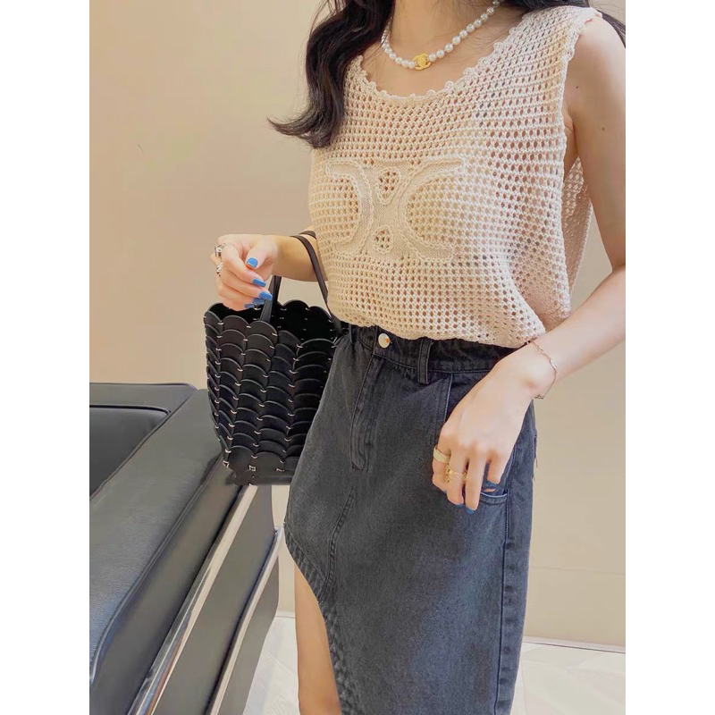 Áo Lưới Nữ 3 Lỗ Chữ X QC Mỏng Xinh - Áo Lỗ Sexy Lưới Nhiều Màu Sắc