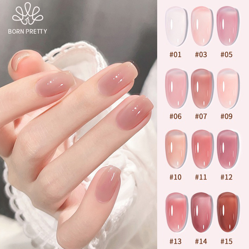 LILYCUTE Sơn Thạch Gel 7ml Sơn Móng Tay Sơn Thạch Sơn Gel Thạch Sơn Móng Thạch Uv Gel Nail Art