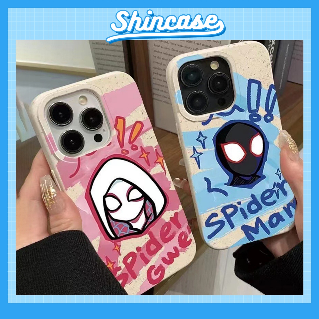 ốp lưng iphone silicon dẻo họa tiết spiderman kiểu graffiti cho điện thoại 11 12 13 14 15 pro max x 