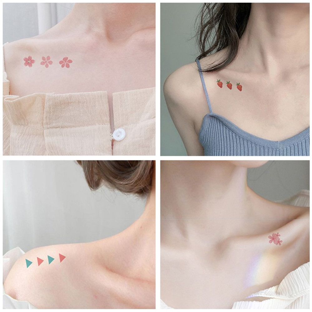 [Mua 2 Tặng 1] Set Hình Xăm Dán Mini Dễ Thương Lên Hình Liền