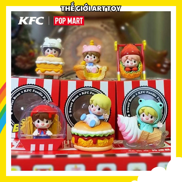 POPMART×KFC Sweet Bean Popmart 2023 newfigure Sweet bean x KFC - K park series