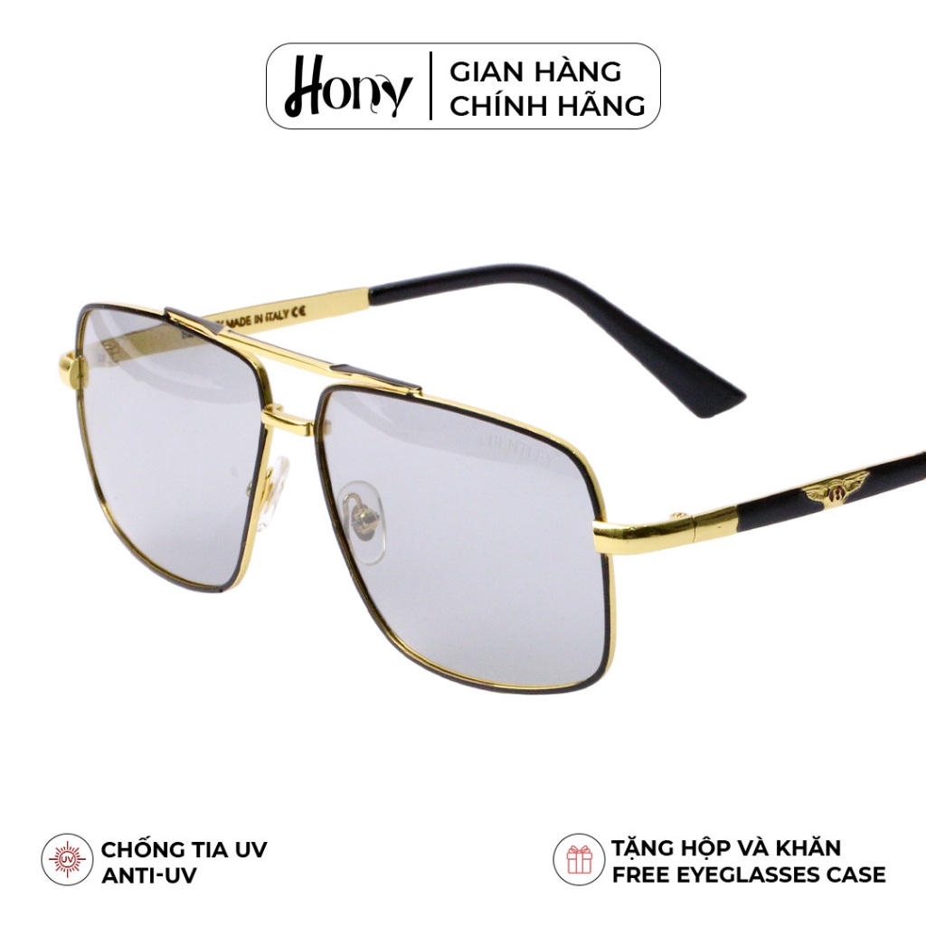 Kính râm Nam thời trang HONY cao cấp, tròng xám chống bể thời thượng B19