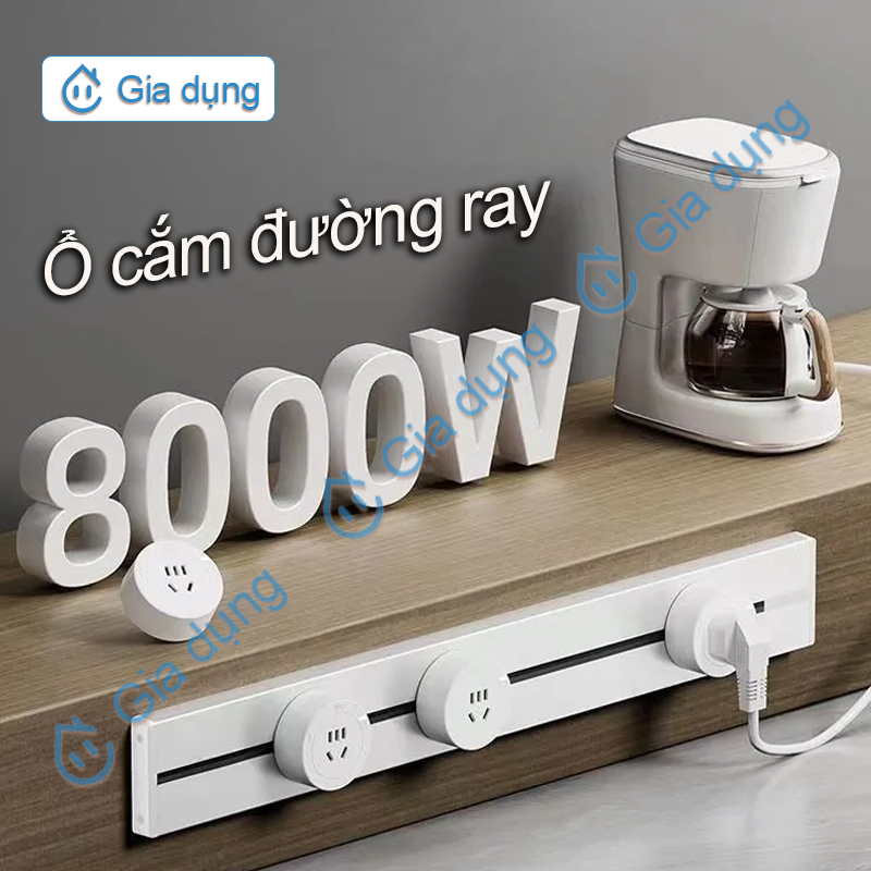 Ổ Cắm Dạng Trượt Thông Minh 220~250V / 32A thanh dài 500mm/750mm/1000mm