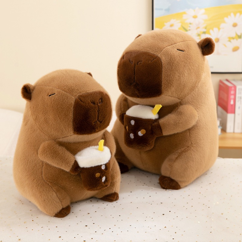 Gấu Bông Chuột Capybara Đeo Balo Thú Nhồi Chuột Lang Nước Bộ Trưởng Bộ Ngoại Giao Đáng Yêu - G136