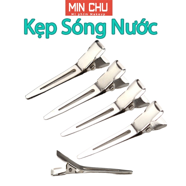 Kẹp Sóng Nước Mini Kẹp Mỏ Vịt Hộp 50 chiếc làm tóc kẹp sóng nước