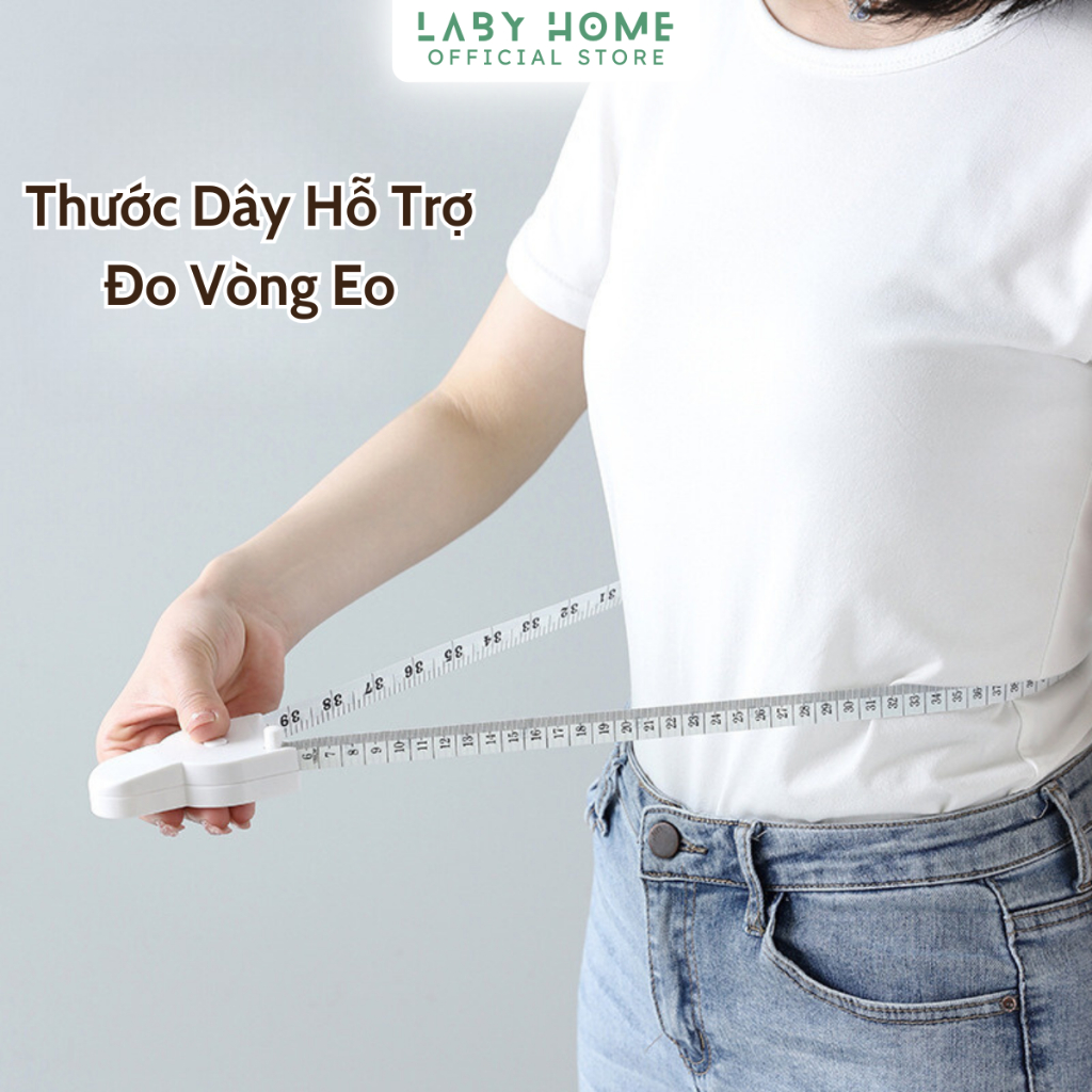 Dây Đo Vòng Eo Thông Minh Nhỏ Gọn, Dụng Cụ Hỗ Trợ Đo Vòng Tay, Vòng Eo Đa Năng Dễ Dàng Sử Dụng LABY HOME