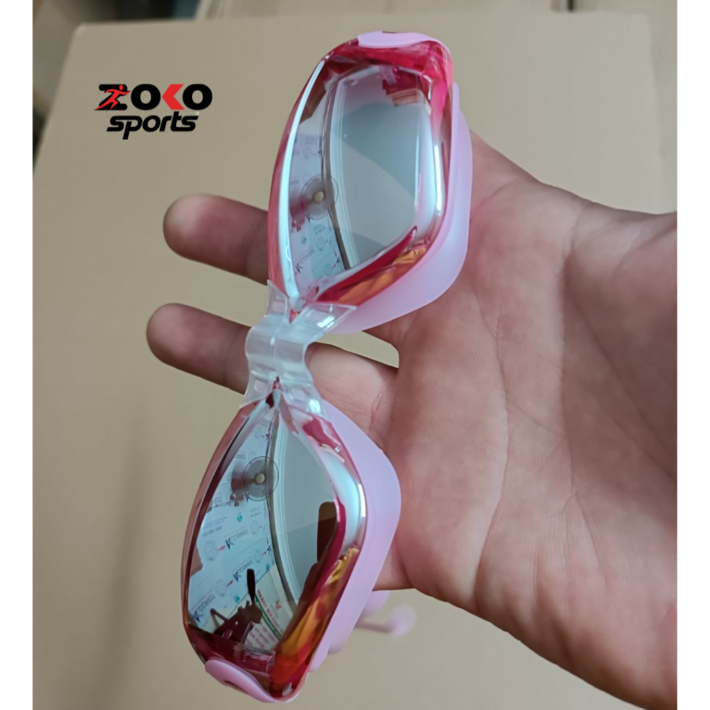 Kính bơi nữ cao cấp mắt kính tráng gương ngăn nước 100% kiểu dáng sang trọng,  tặng hộp đựng và bảo hành 1 năm.