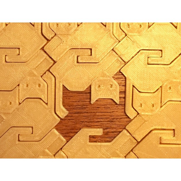 Xếp hình 2D hình mèo để lót hoặc cho trẻ chơi ( Bộ 10 miếng )