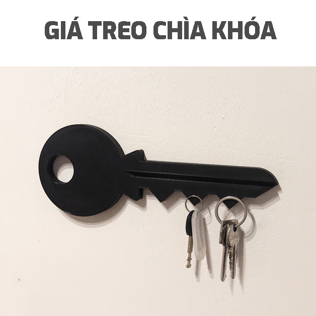 Giá treo móc chìa khóa nam châm hình chìa khóa khổng lồ