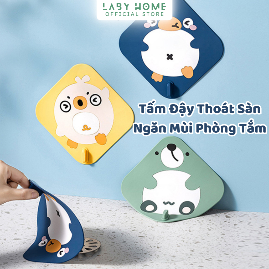 Nắp Đậy Miệng Cống Thoát Sàn Nhà Vệ Sinh Chống Mùi Hôi, Miếng Che Cống Thoát Nước Khử Mùi Phòng Tắm LABY HOME