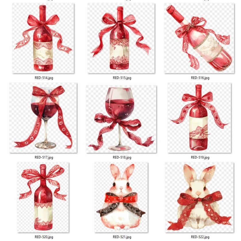 Hình Ủi Nhiệt Chủ Đề Màu Đỏ 58