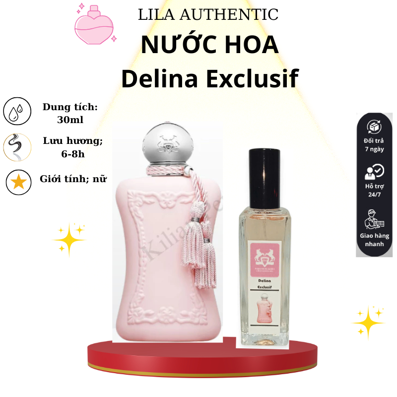 Nước hoa nữ Marly Delina Eau de Parfum chiết 30ml, nước hoa nữ thơm lâu, thanh lịch và quyến rũ