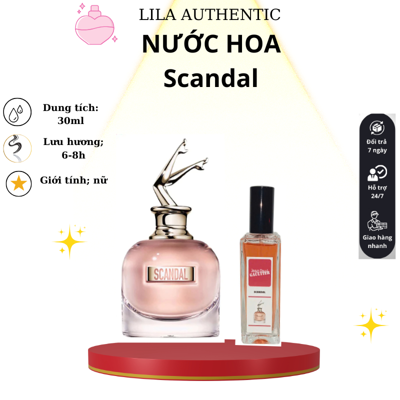 Nước Hoa Nữ Sanda 30ML, Chính Hãng Lưu hương thơm lâu ngọt ngào quyến rũ Chai 30ml