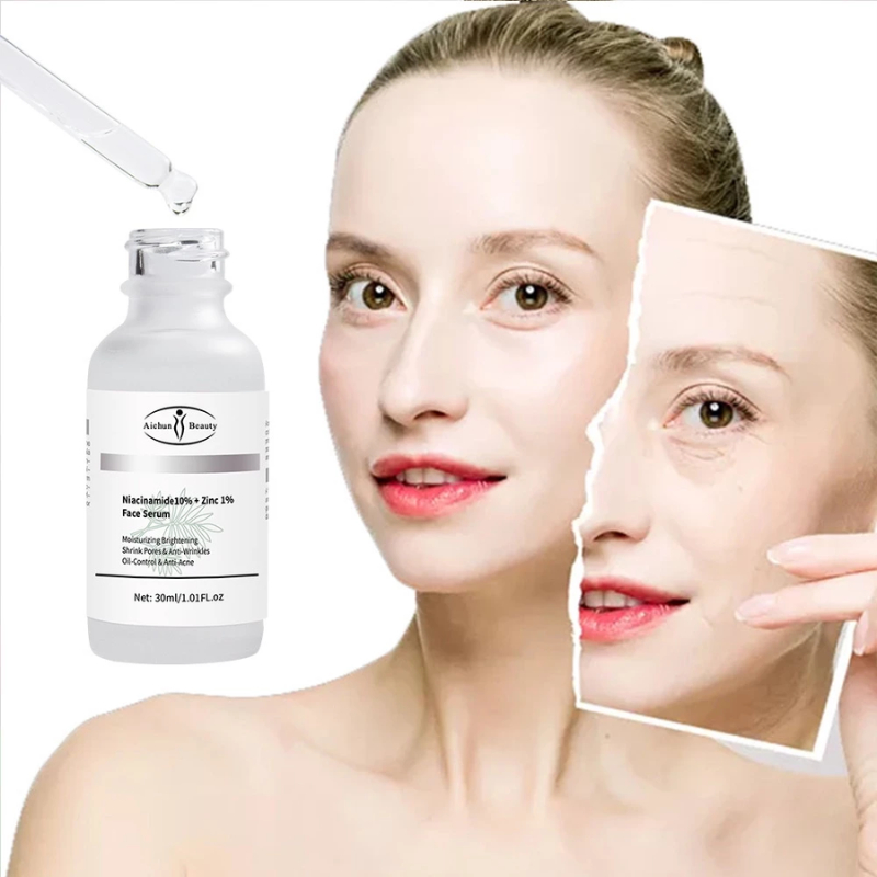 Serum Niacinamide 10% + Zinc 1% Aichun Giảm Nhăn, Tinh chất Hết mụn, se khít lỗ chân lông
