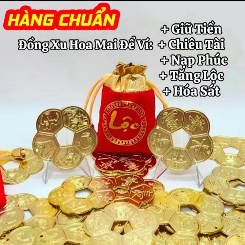 Đồng Xu Hoa Mai Mạ Vàng (Đã Xin Lộc), Đồng Xu Hoa Mai Phong Thuỷ Tài Lộc