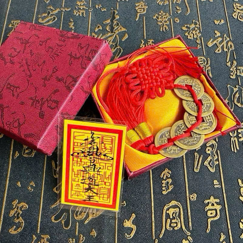 Bộ Dây Xu Ngũ Đế Kích Hoạt Tài Lộc