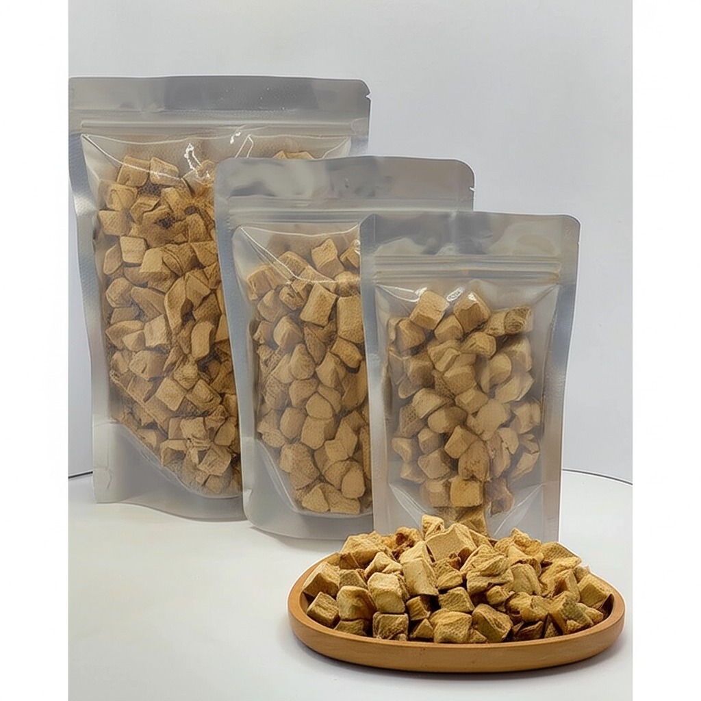 Viên Cá Hồi Viên Sấy Khô Cho Chó Mèo - Bổ Sung Omega 3 Giúp Mượt Lông