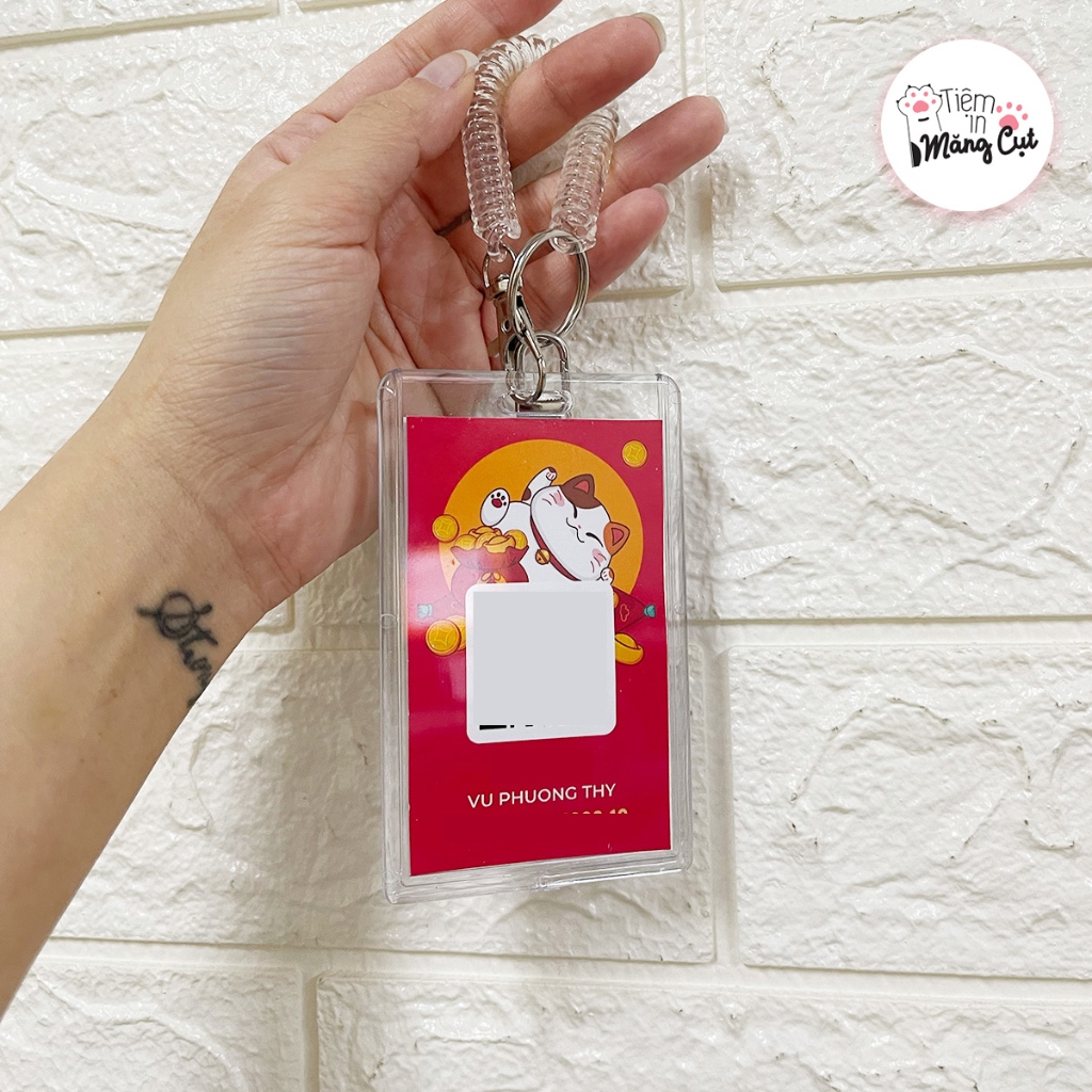 In Móc Khoá Mã QR Theo Yêu Cầu 6x9cm Thu Hút Tài Lộc, Nhỏ Gọn, Tiện Lợi