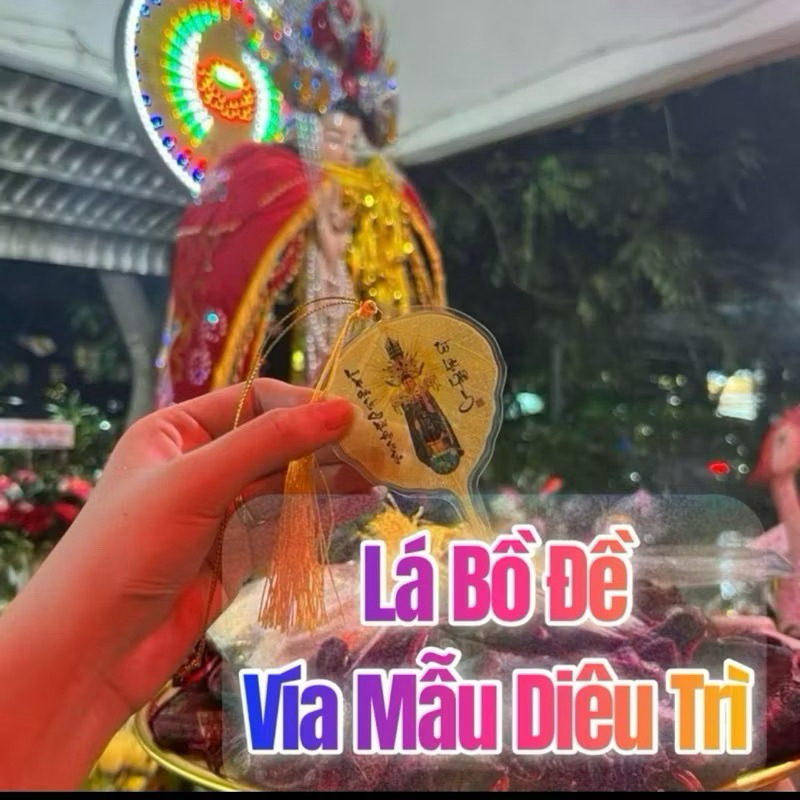 [Tặng Rùa Vàng] (Lá Tự Nhiên) Lá Bồ Đề Vía Mẫu Diêu Trì Decor Phòng Trang Trí Nhà May Mắn