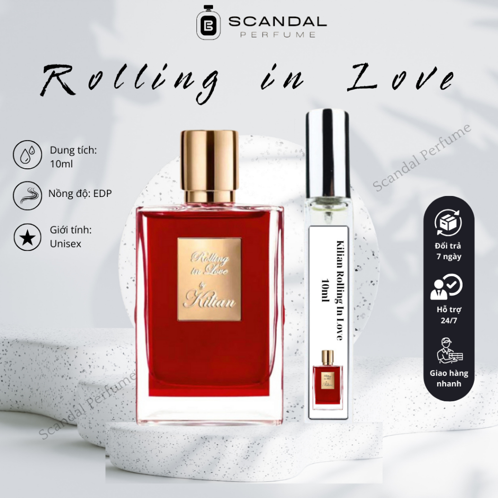 Nước hoa nữ, nước hoa nữ Rolling In Love EDP chiết 10ml, nước hoa nữ thơm lâu, quyến rũ ESTARA