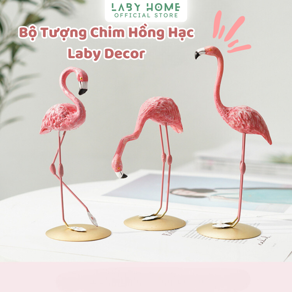 Tượng Hồng Hạc Thủ Công Phong Cách Bắc Âu Sáng Tạo Trang Trí Bàn Làm Việc, Phòng Khách, Tiệc Cưới