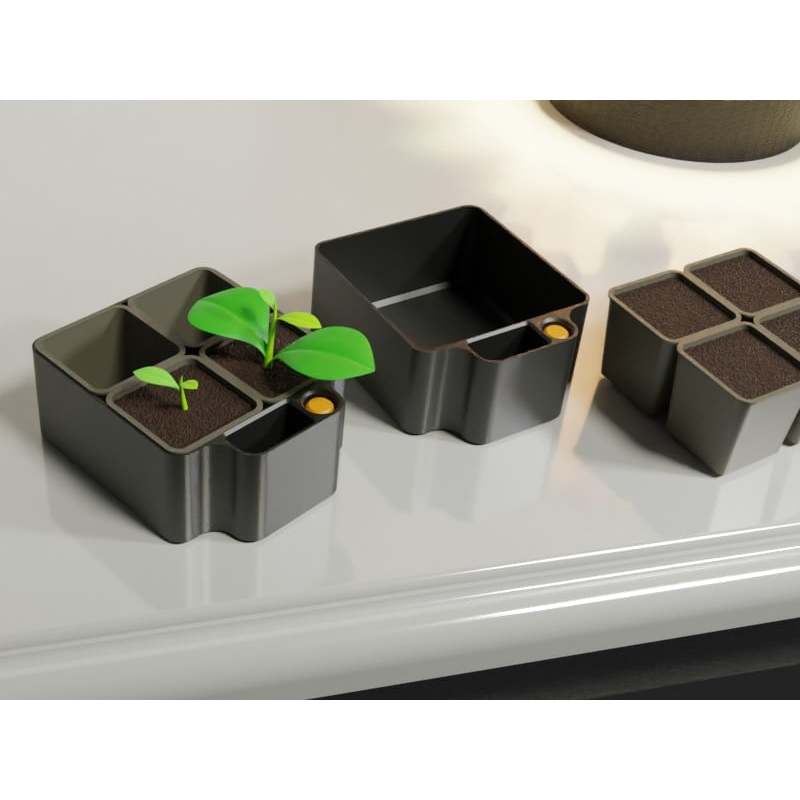 Hệ thống trồng mầm tự động thông minh ko nắp