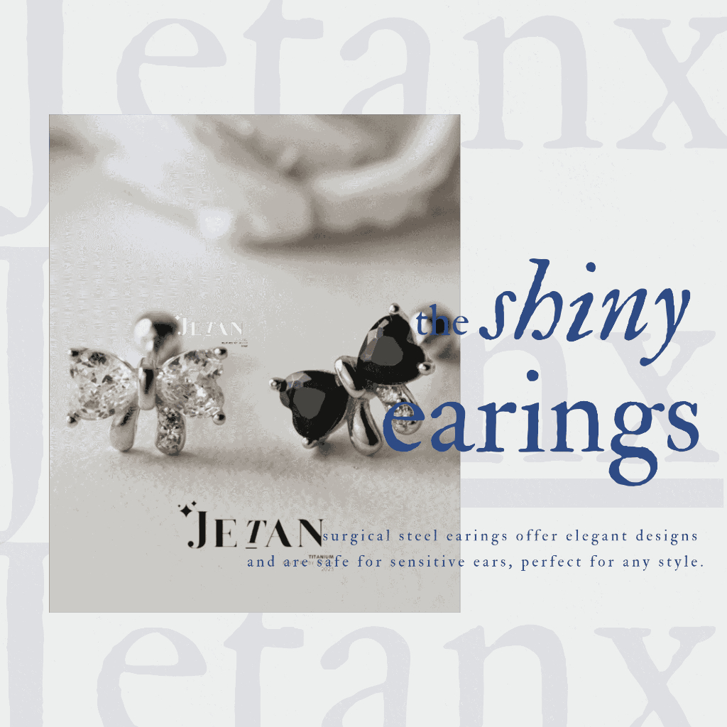 Khuyên Tai Nơ Đá CRYSTAL BOW JetanX (1 chiếc)