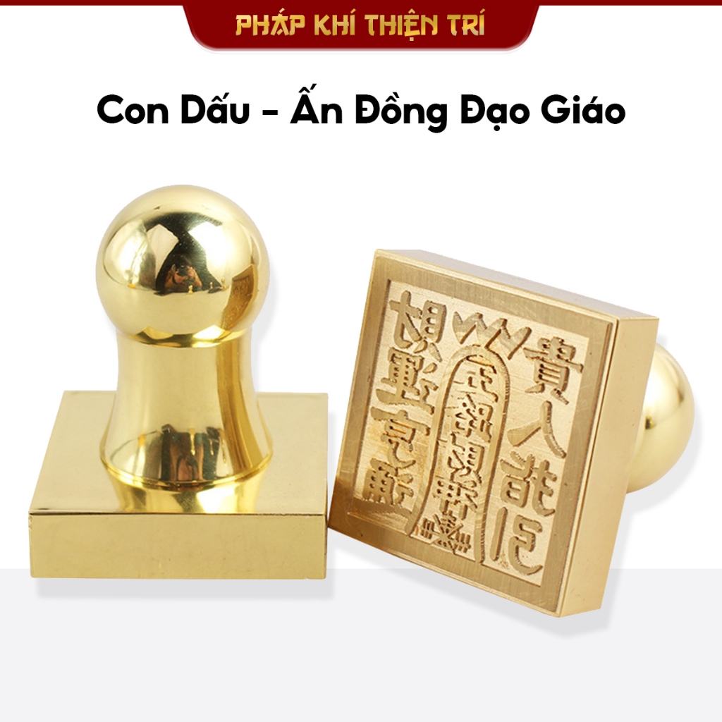 Con Dấu - Ấn Đồng Đạo Giáo Ngọc Hoàng Đại Đế - Thái Thượng Sắc Lệnh - Thiên Sư