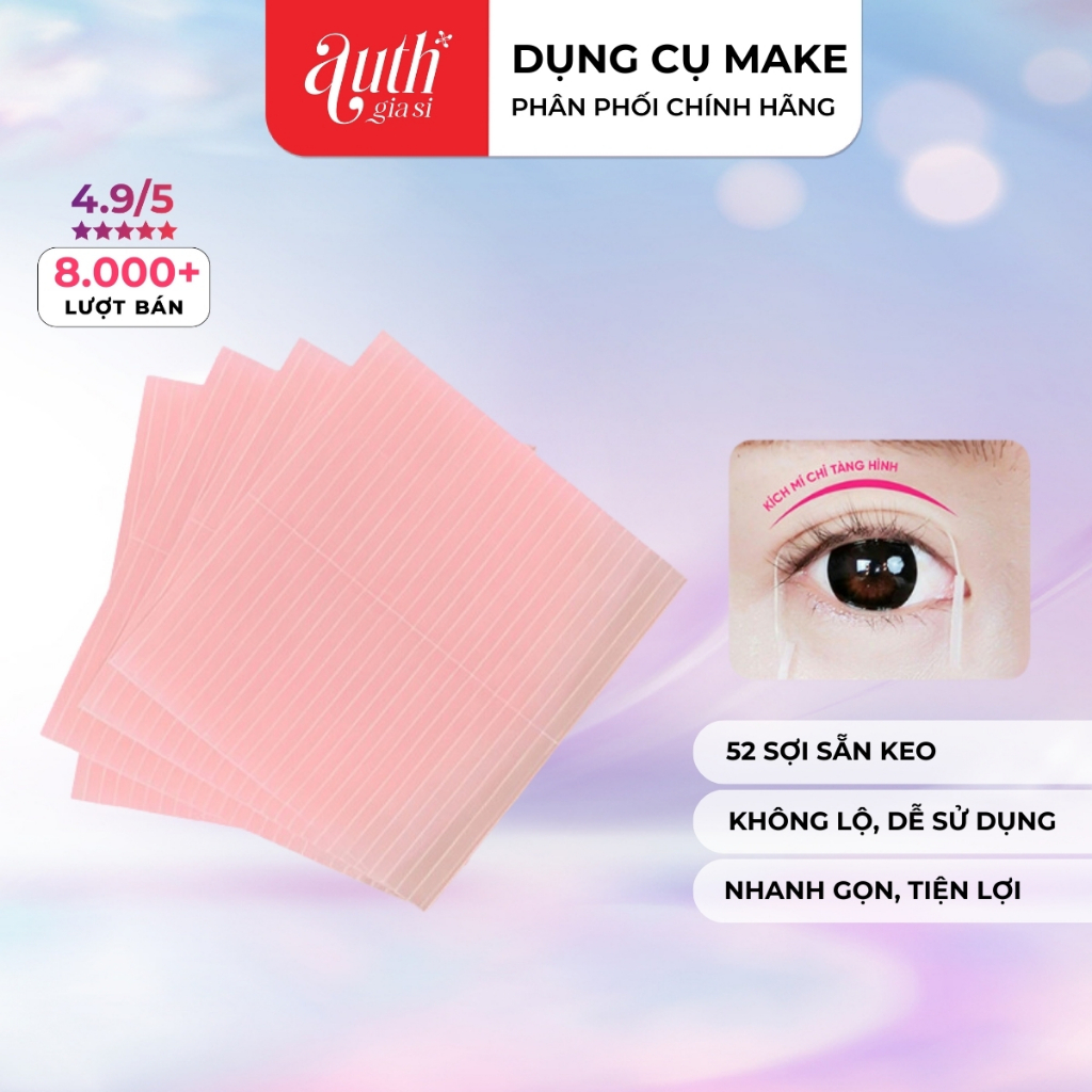 [COMBO 2] Miếng dán KÍCH MÍ CHỈ 1 vỉ 52 sợi TÀNG HÌNH