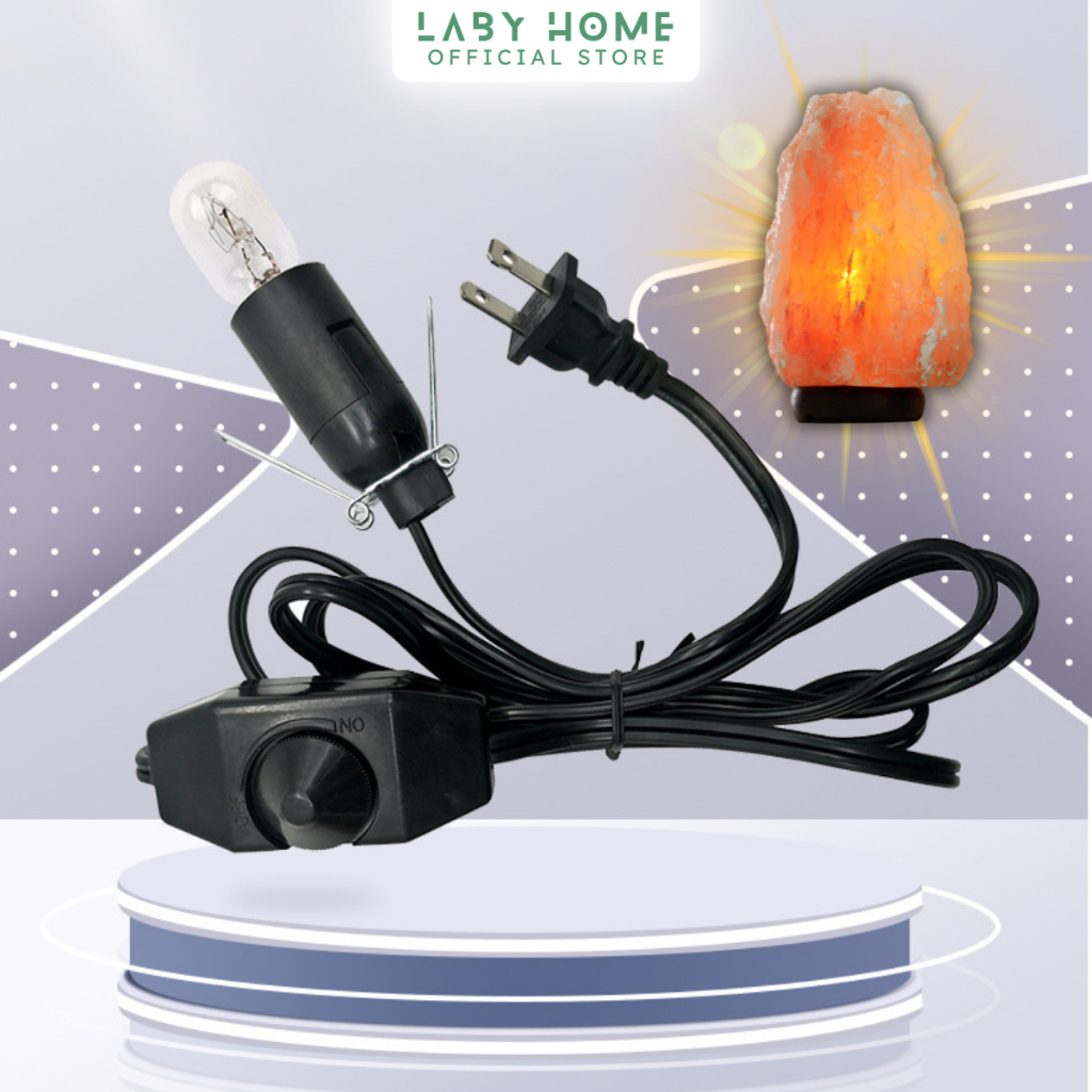 Dây Đèn Chiết Áp Dimmer Đốt Nóng Cao Cấp Chuyên Dụng Cho Đèn Đá Muối Himalaya - Điều Chỉnh Sáng & Nhiệt Linh Hoạt