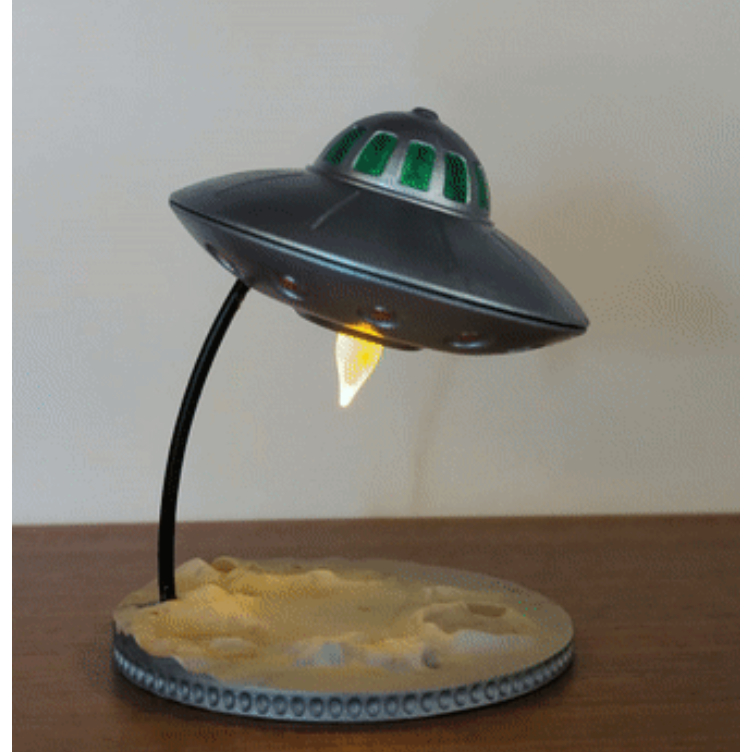 Mô hình đĩa bay trang trí để bàn, trang trí giá sách