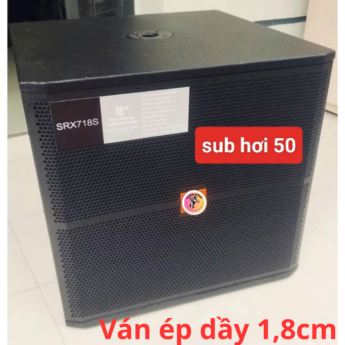 VỎ THÙNG LOA SUB HƠI BASS 50  SRX718 GIÁ 1 CHIẾC TẶNG KÈM ỐC VÍT