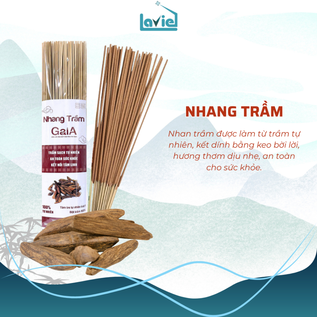 Nhang trầm Gaia cao cấp, an toàn cho sức khỏe