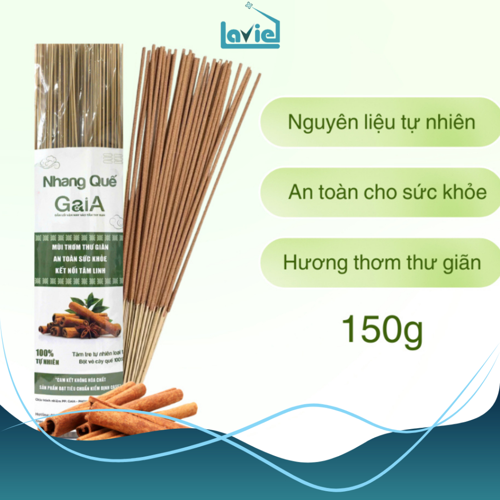 Nhang quế Gaia cao cấp, an toàn cho sức khỏe